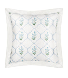 Gingerlily x Memo Press silk Forget Me Not floral pillowcase 65cm x 65cm - British product