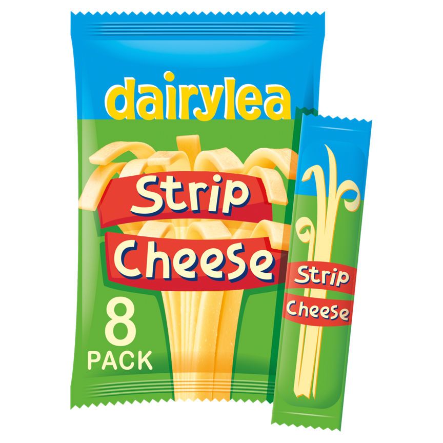 Dairylea Strip Cheese x8 GOODS ASDA   