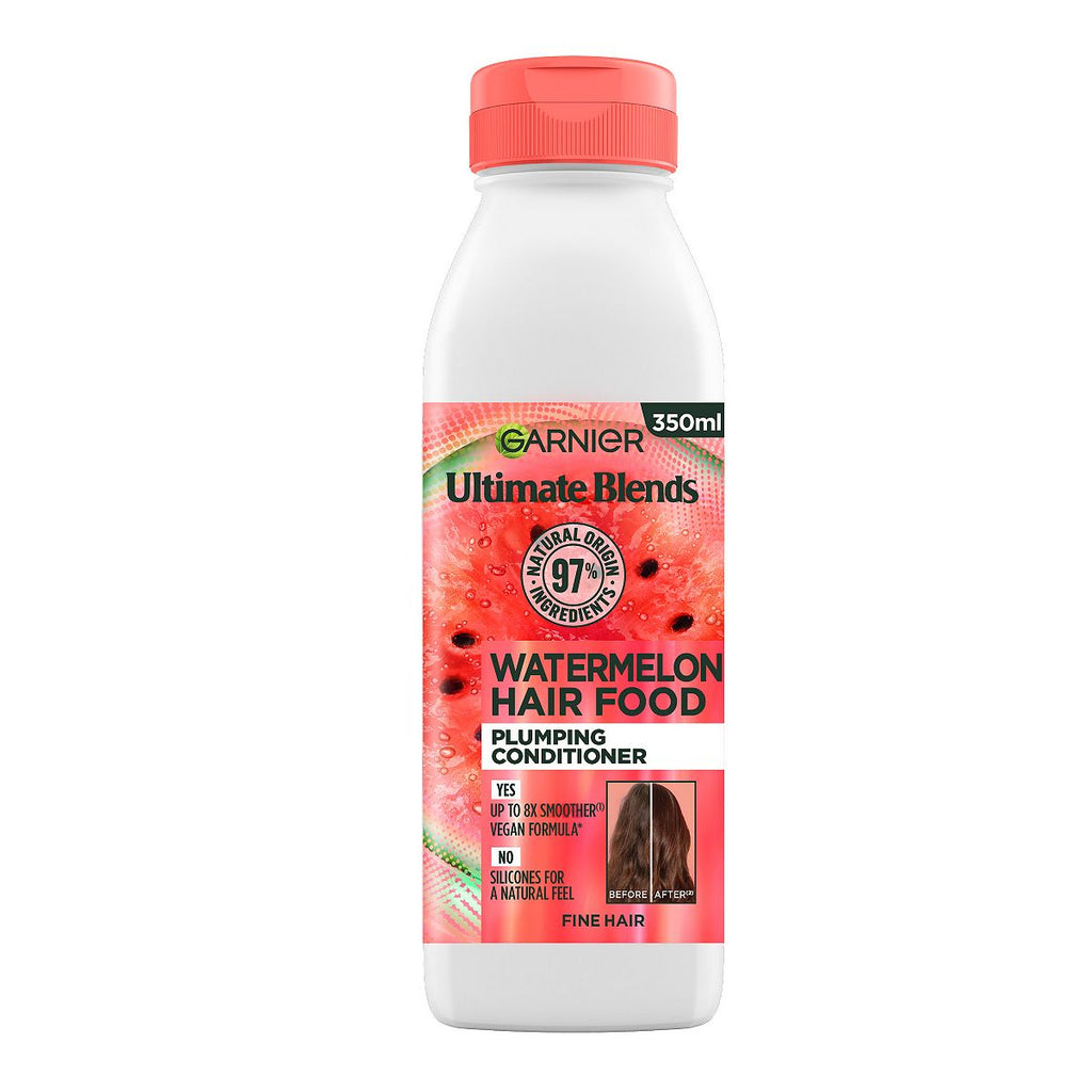 Garnier Ultimate Blends Hair Food Plumping Watermelon Conditioner for Fine Hair 350ml