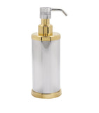 Zodiac cylinder soap dispenser (British brand)