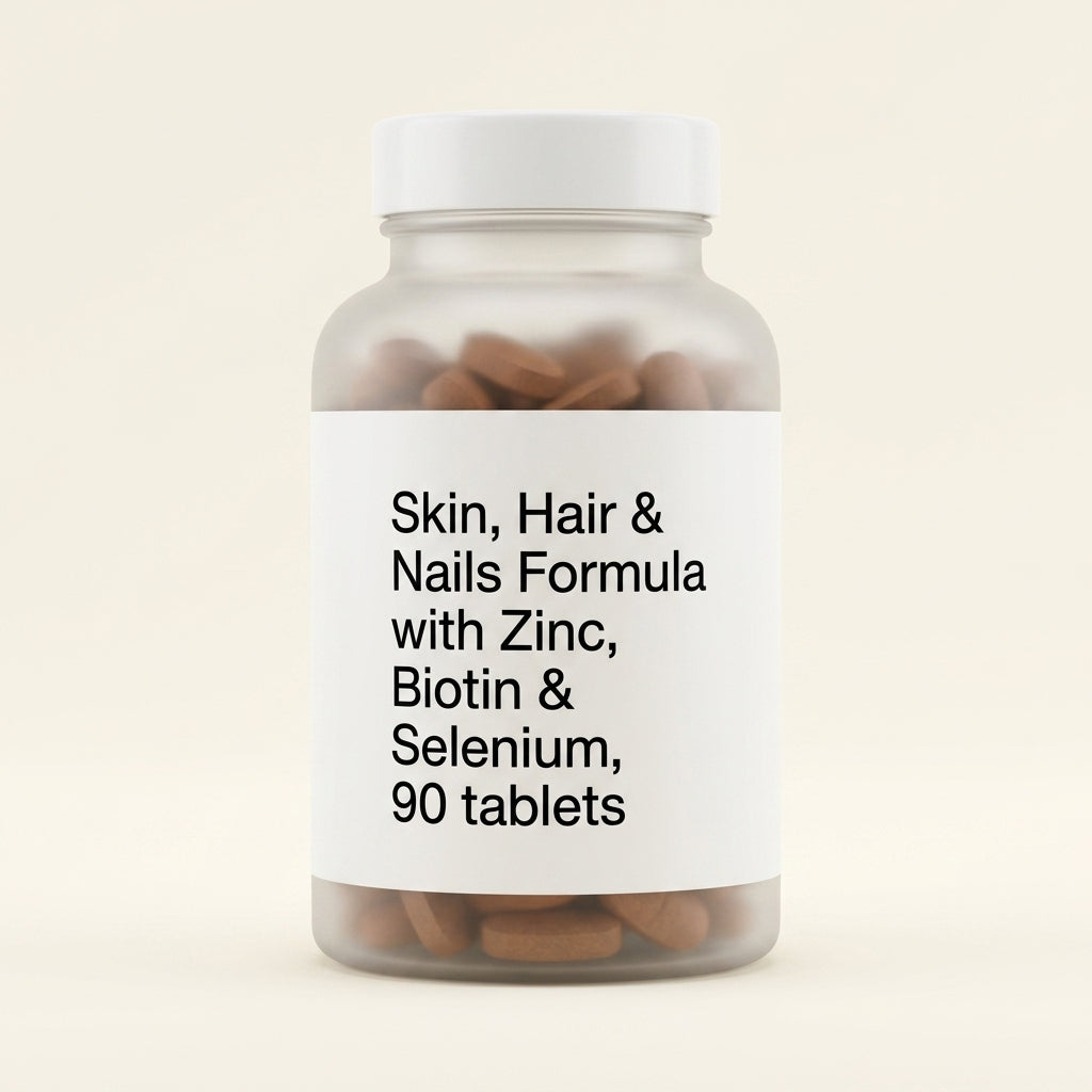 Holland & Barrett skin hair nails formula 90 tablets, imported from the UK