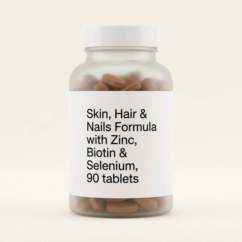 Holland & Barrett skin hair nails formula 90 tablets, imported from the UK