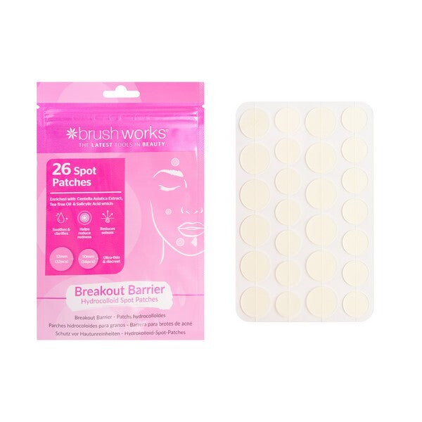 Brushworks hydrocolloid spot patches 26 pieces - British product