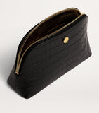 Harrods small croc-embossed leather cosmetics bag, UK version