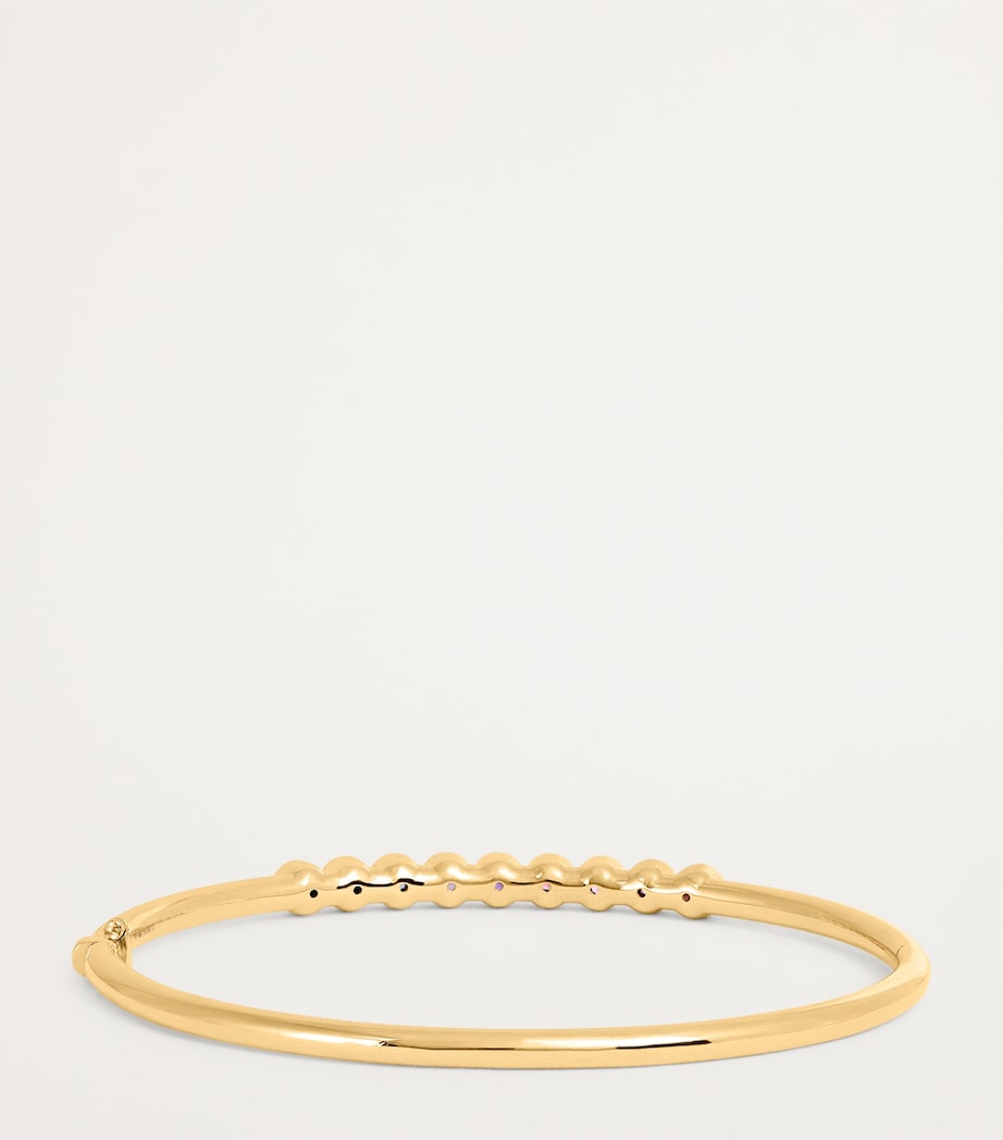 Emily P. Wheeler Jill bangle mixed sapphire yellow gold (British brand)
