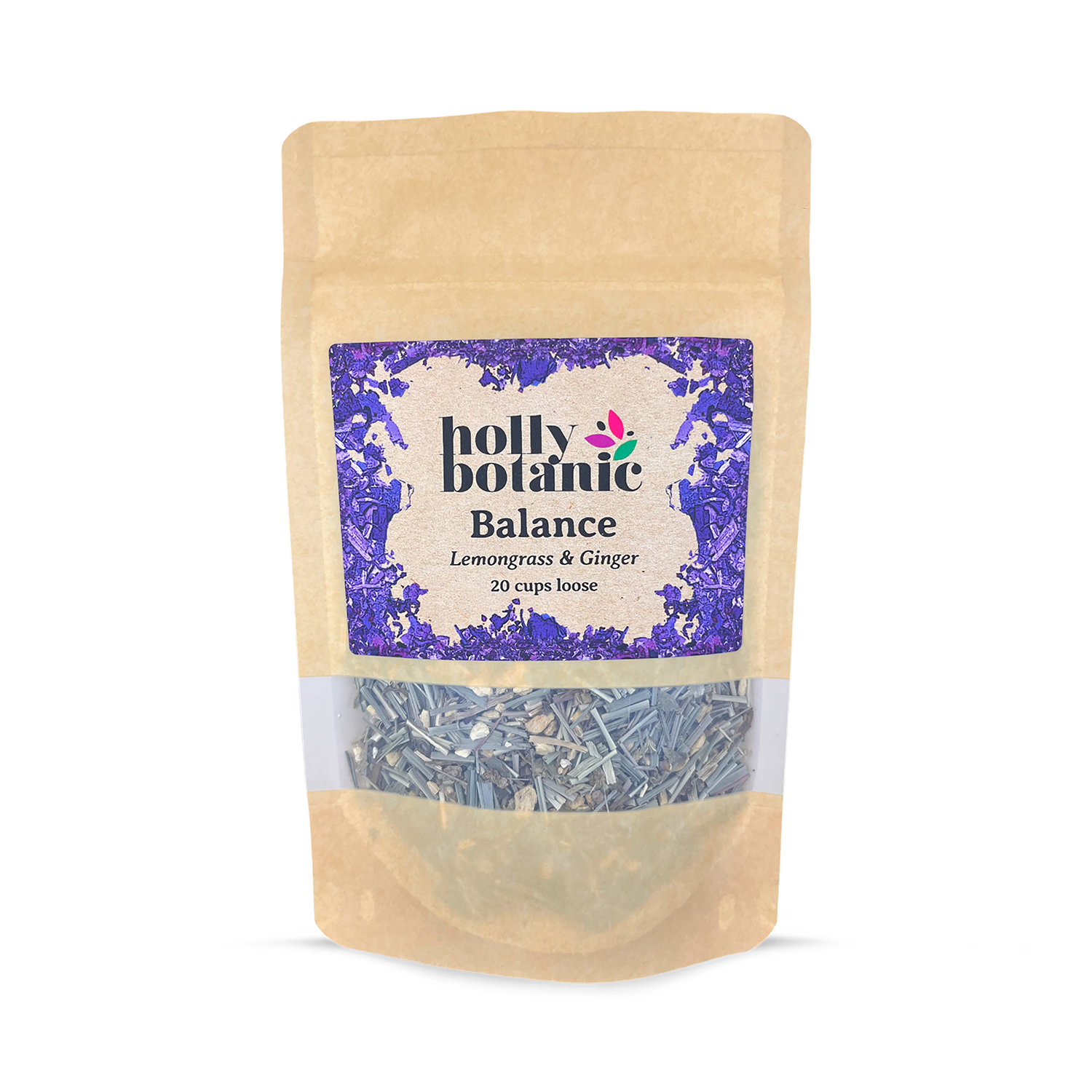 Holly Botanic Balance Tisane Lemongrass Ginger 20 cup, imported from the UK