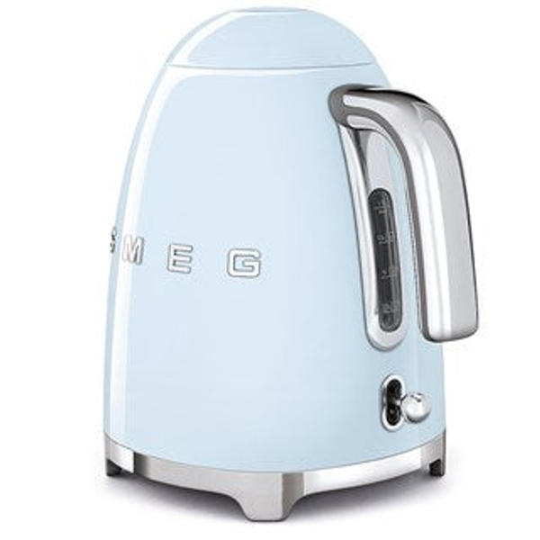 غلاية إبريق Smeg KLF03 باللون الأزرق الفاتح بسعة 1.7 لتر، مستوردة من المملكة المتحدة
