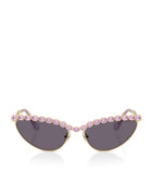 Swarovski cat eye metal sunglasses (British brand)