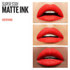 Maybelline Superstay Matte Ink Heroine lipstick shade, imported from the UK