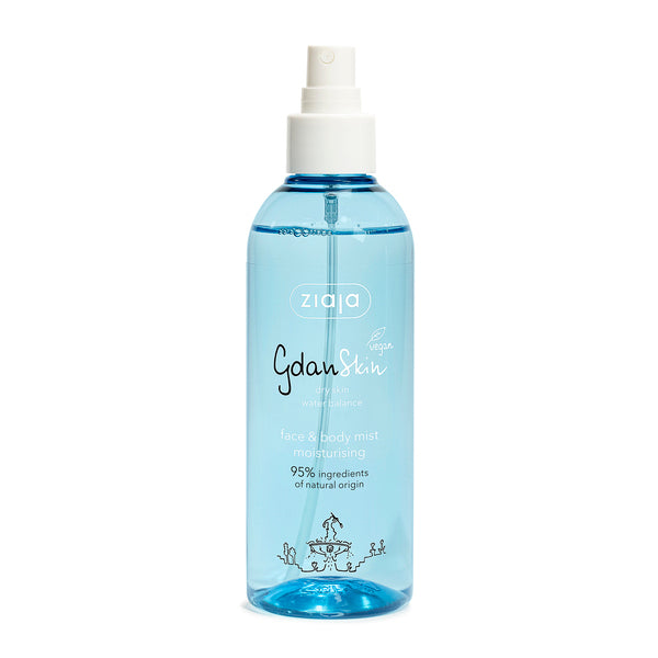 Ziaja Gdanskin moisturising face and body mist 200ml (British brand)