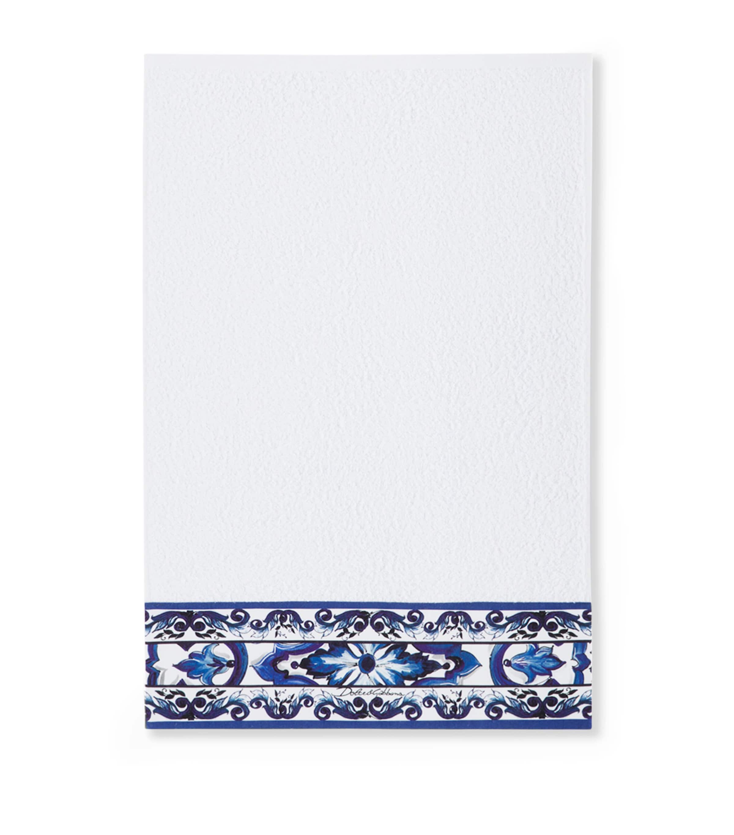 Dolce&Gabbana Majolica print bath towel set of 5 - British product