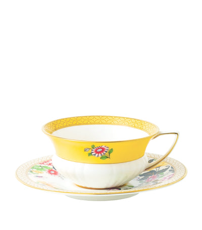 Harrods Wedgwood Harlequin Teacup and Saucer- Buy online at McGrocer