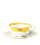 Wedgwood Harlequin teacup and saucer (British brand)