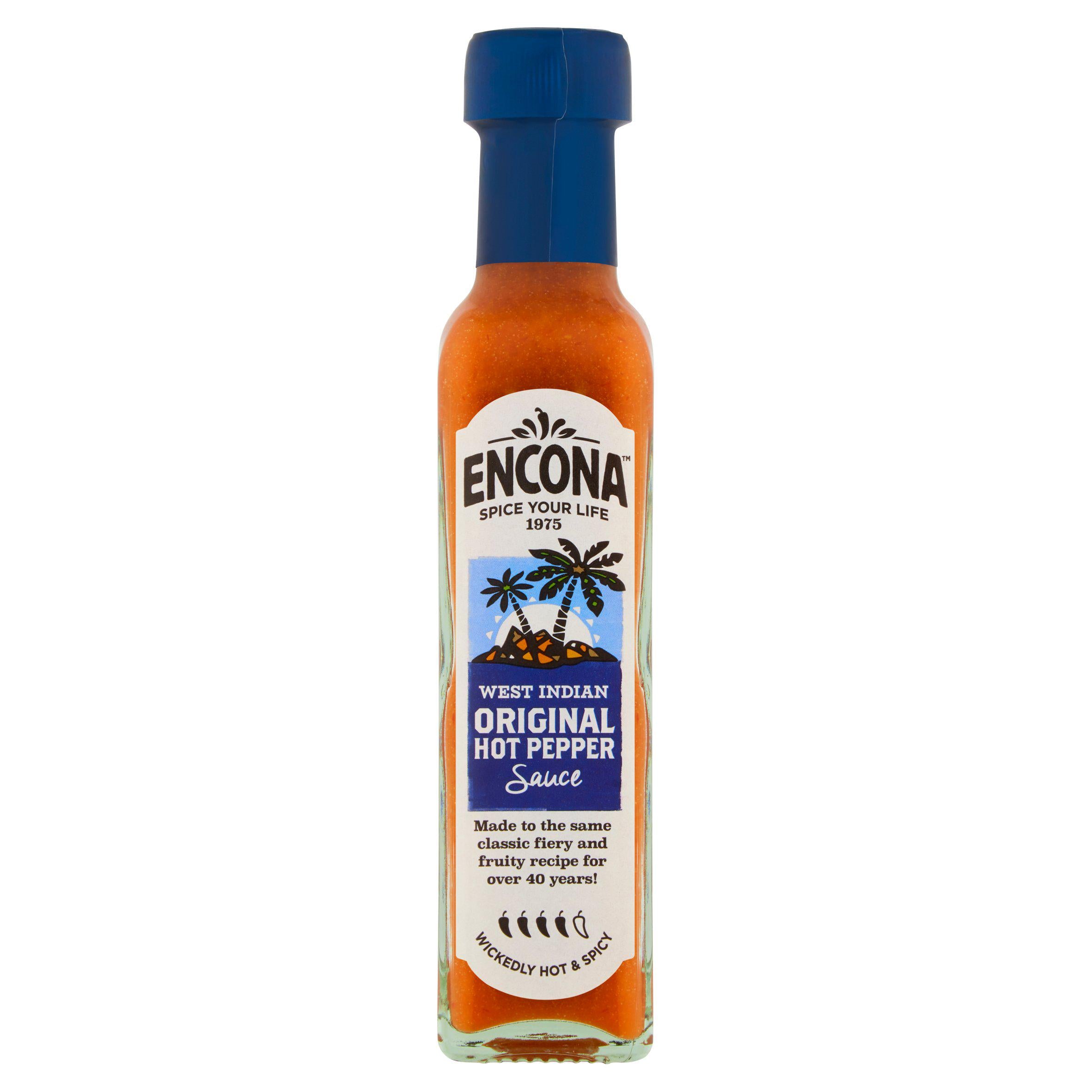 Encona West Indian Hot Pepper Sauce 142ml Chilli & hot sauce Sainsburys   