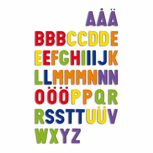 Quercetti ABC magnetic letters set 48 pieces - British product