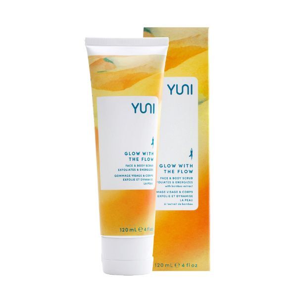 Yuni Beauty Glow With the Flow scrub 118g, imported from the UK