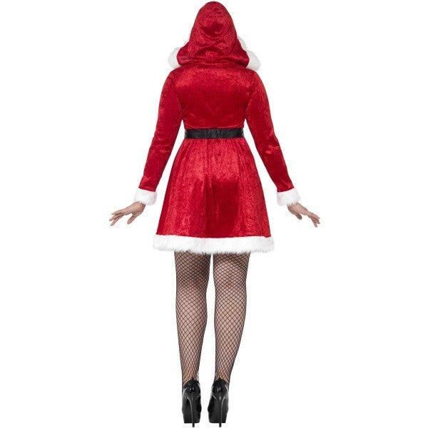 Smiffys Curves Miss Santa red dress and belt costume (British brand)