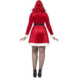 Smiffys Curves Miss Santa red dress and belt costume (British brand)