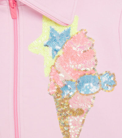 Harrods Sweatshirt zippé à sequins Billieblush (2-12 ans) - Acheter en ligne sur McGrocer