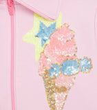 Billieblush Sequinned Zip-Up Sweatshirt for Children 2-12 Years - British product