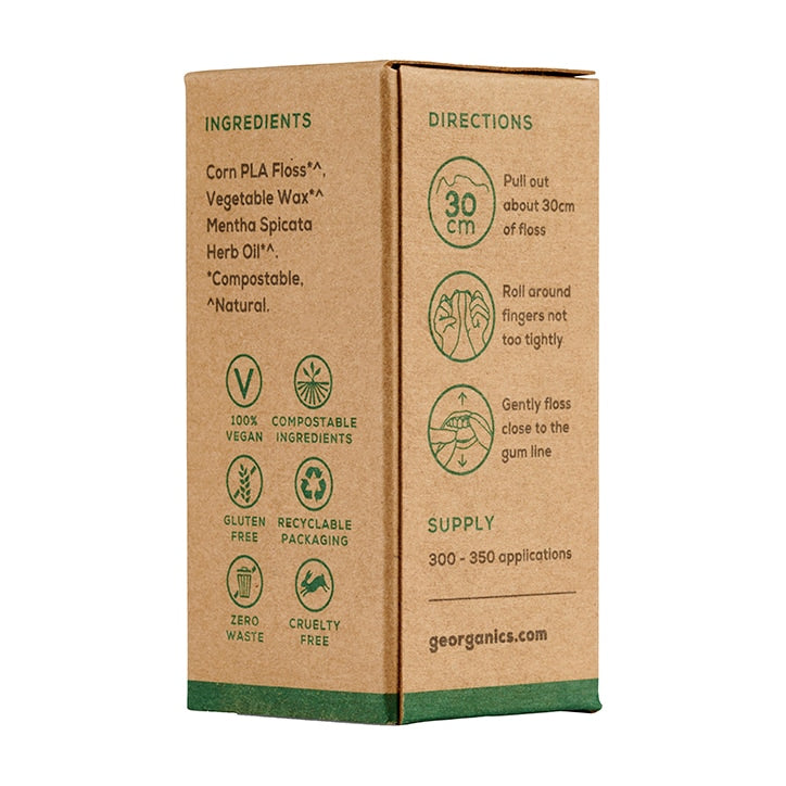 Georganics Natural Floss Refill - Spearmint Dental Care Holland&Barrett   