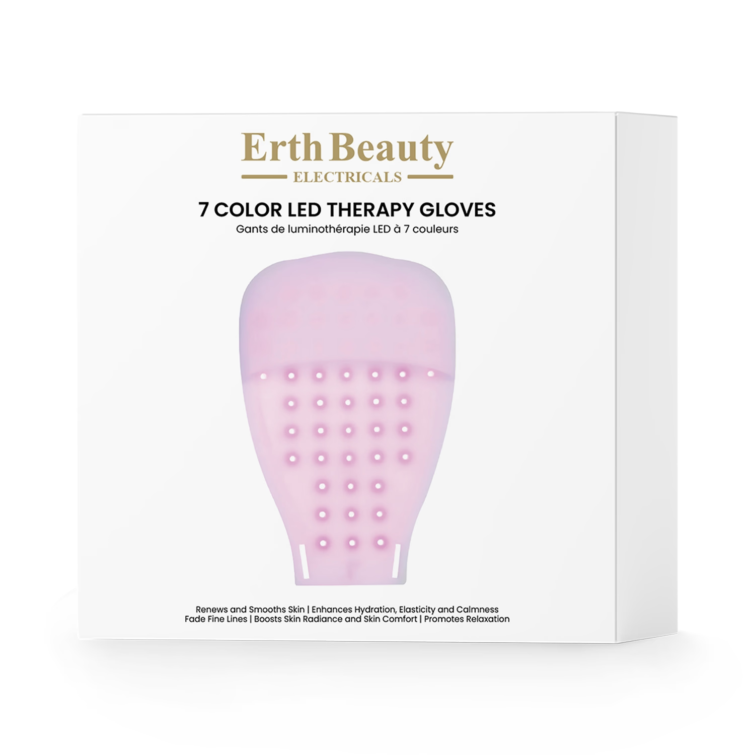 Erth Skin London 7 color LED therapy glove - British product