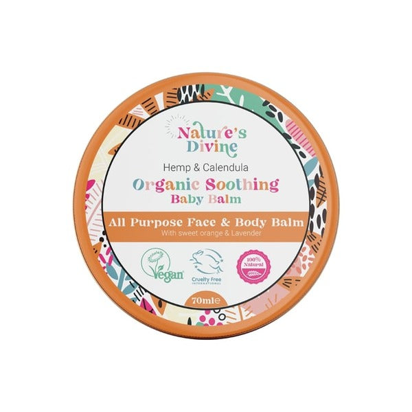 Nature's Divine soothing baby balm 70ml, imported from the UK