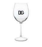 Dolce&Gabbana Casa set of two DG Millennials logo wine glasses - British product