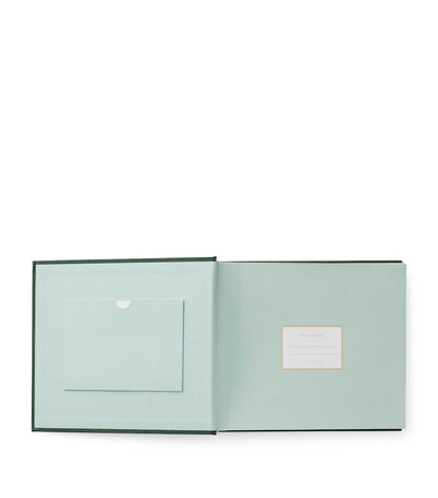 Broderert fotoalbum for 6x4 tommers bilder, rommer 200 bilder