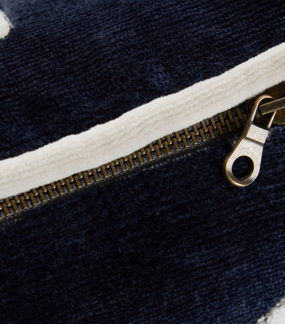 Yves Delorme Entrelac Marine cushion cover 45cm, UK version