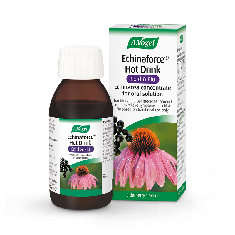 A.Vogel Echinaforce Echinacea Hot Drink Elderberry 100ml - British product
