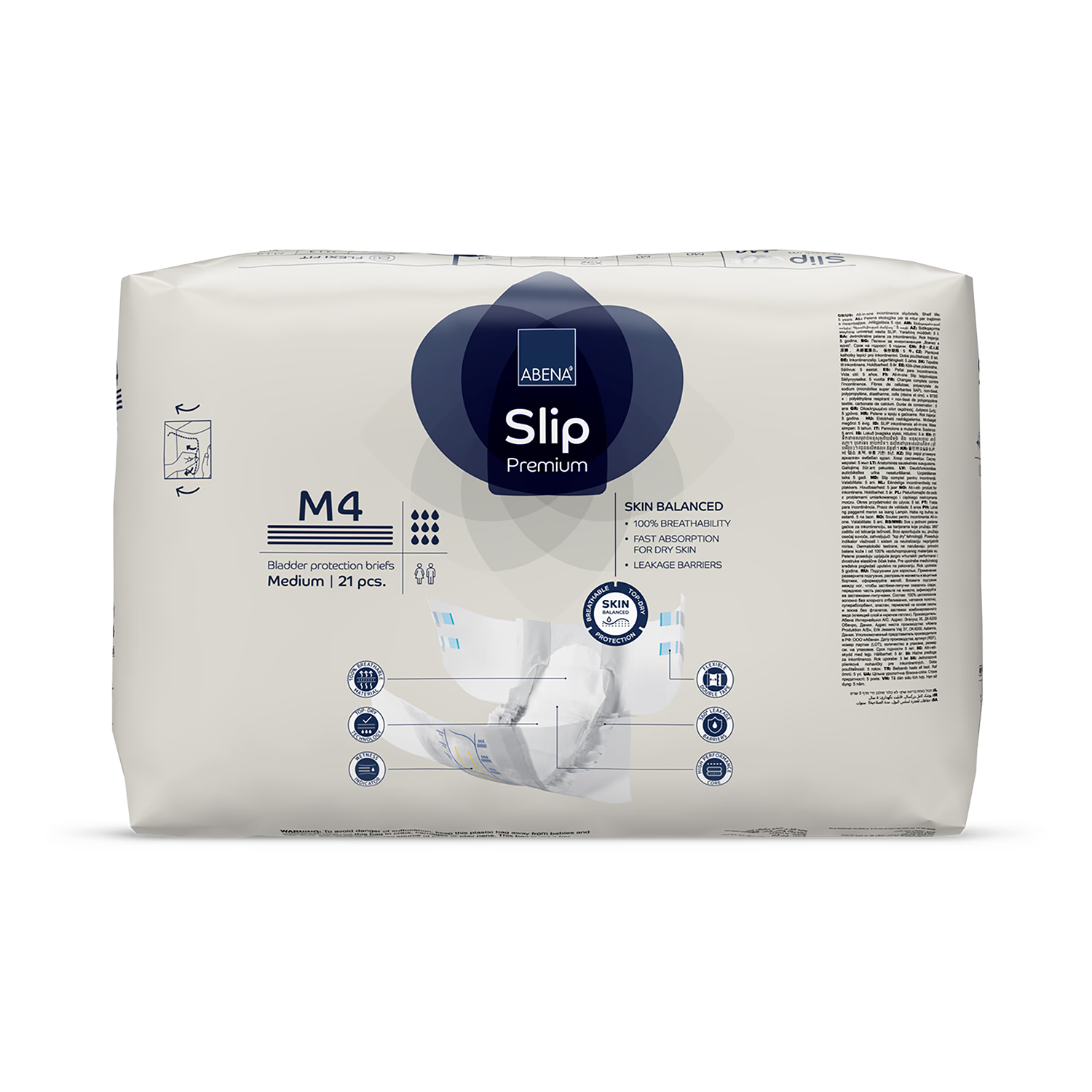 ABENA incontinence briefs Premium M4 21-pack, UK version