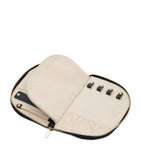 WOLF Embroidered Zoe Zip-Up Jewellery Case (British brand)