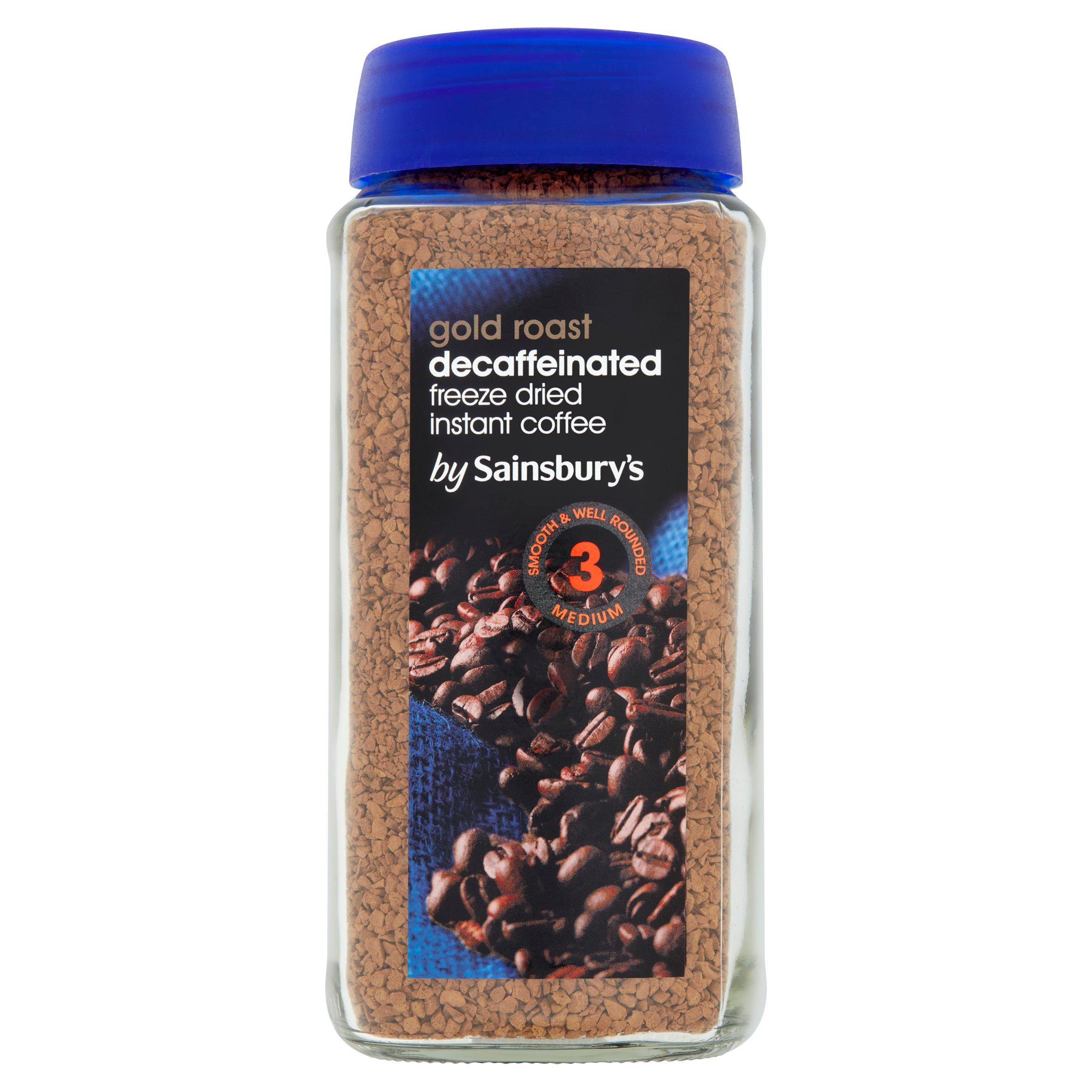 Sainsbury's Gold Roast Decaffeinated Instant Coffee Granules 200g All coffee Sainsburys   