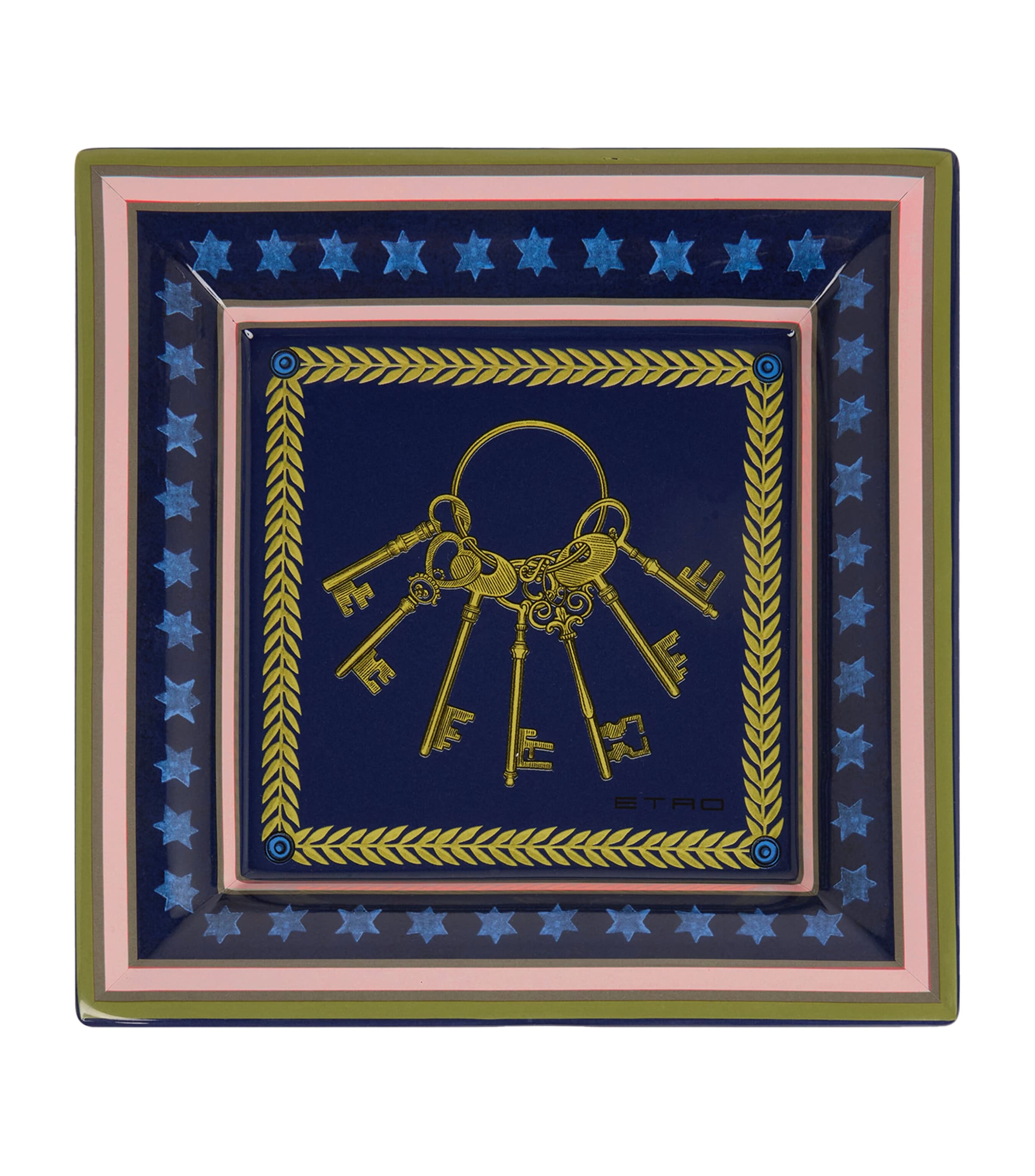 Etro Ceramic Herald Tray 20cm x 20cm - British product