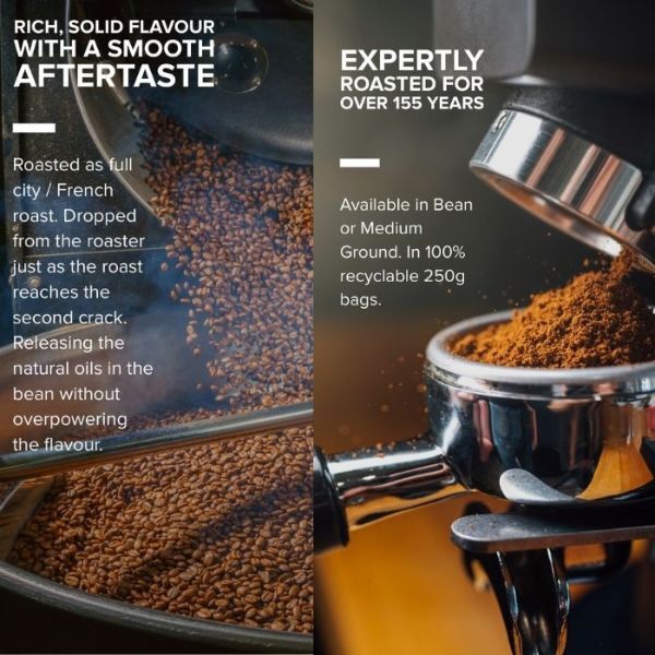KMC Rich Roast Colombian ground coffee - British product