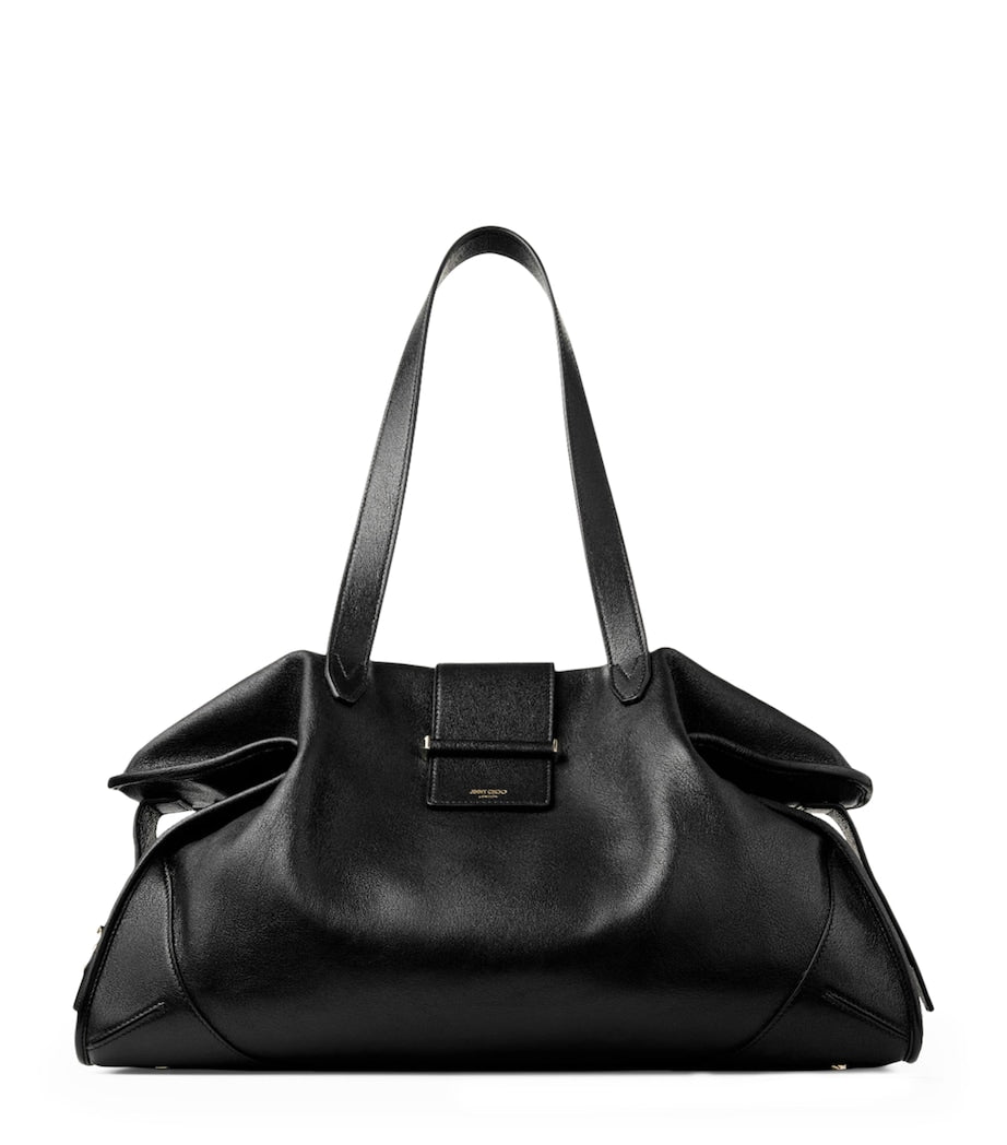 Jimmy Choo Leather Bar holdall bag in lambskin (British brand)