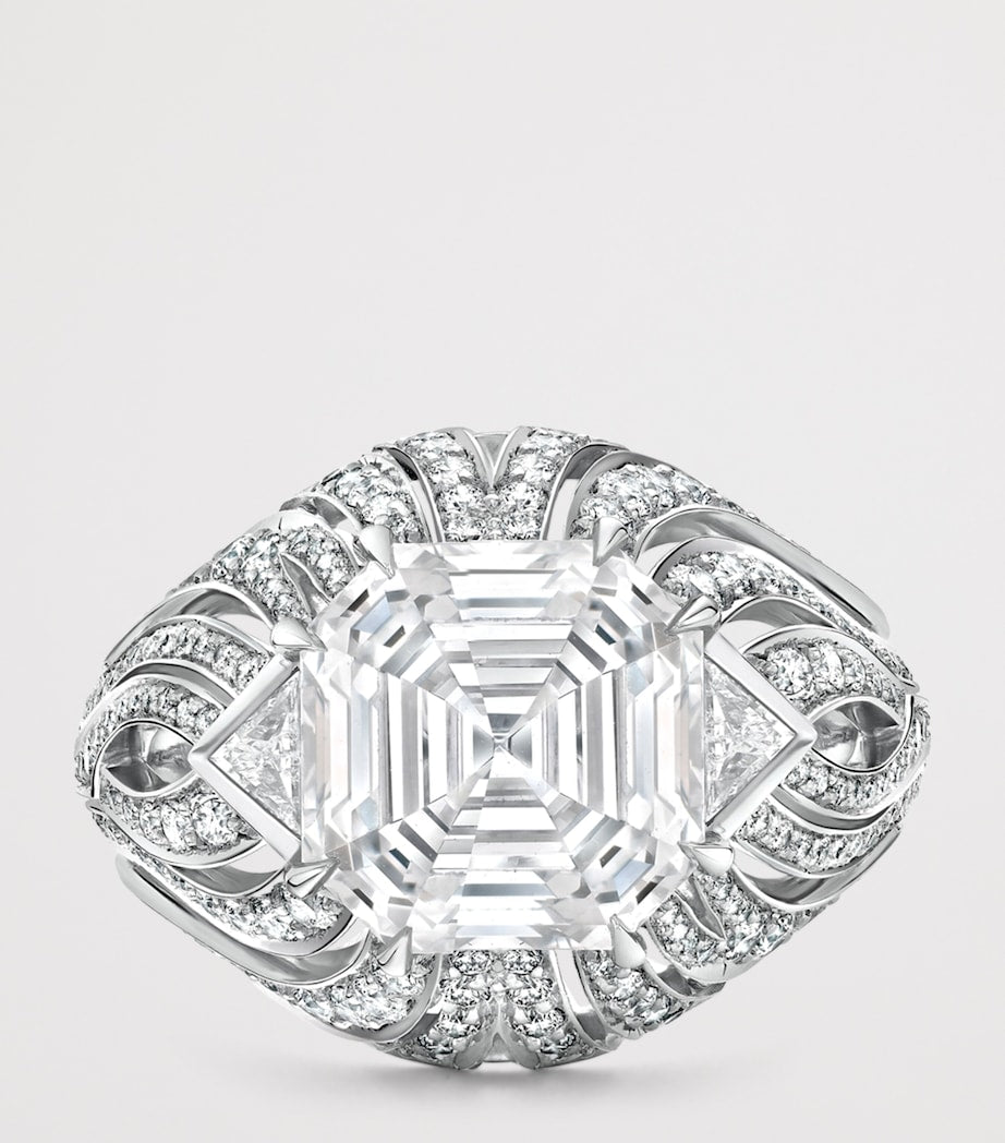 Boodles platinum diamond Victoria Falls ring - British product