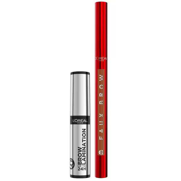 L'Oreal Paris Brow Lamination Faux Brow Duo Auburn, UK version