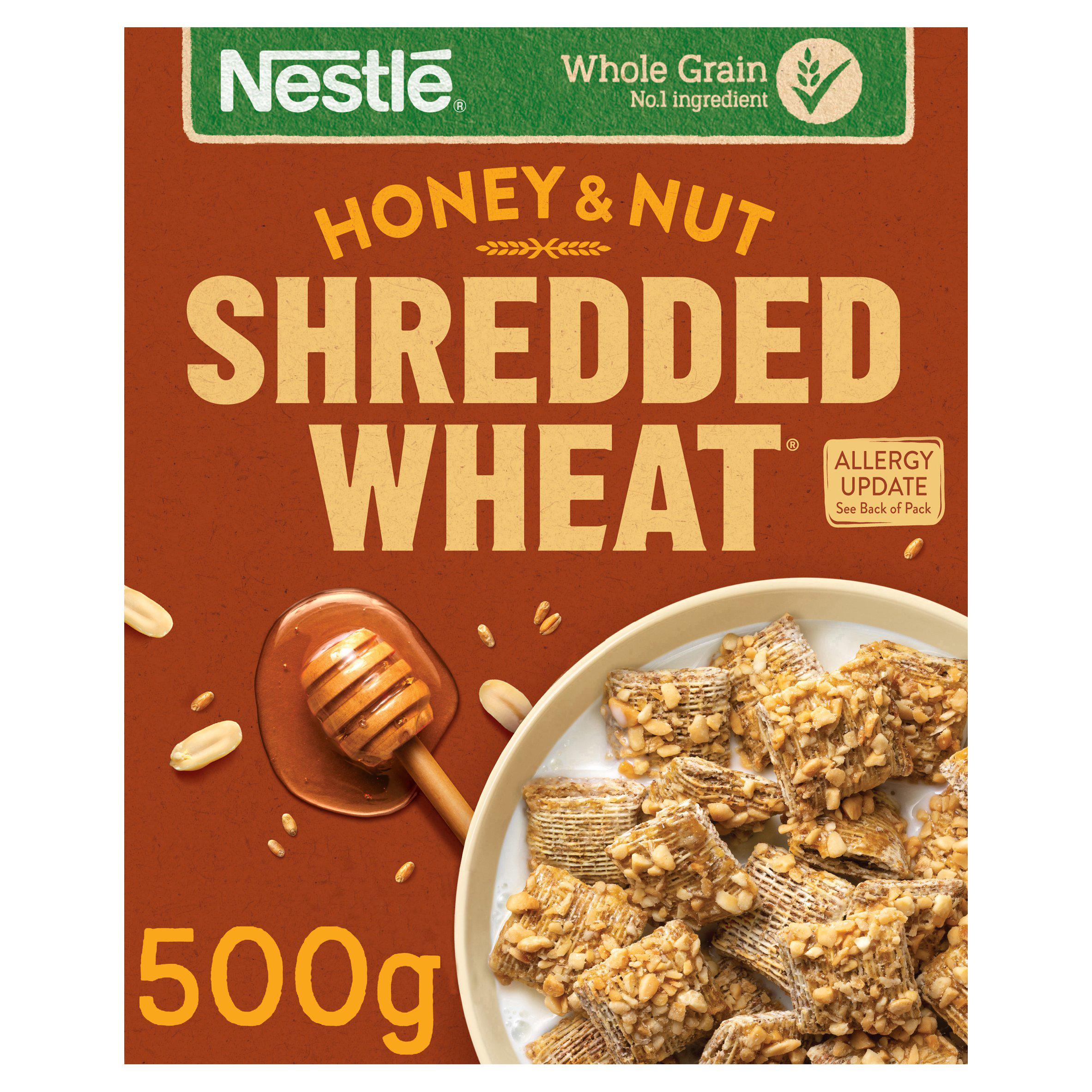 Nestle Shredded Wheat Honey Nut Cereal 500g cereals Sainsburys   