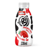 Müller Frijj Strawberry Flavour Milkshake 330ml All juice & smoothies Sainsburys   