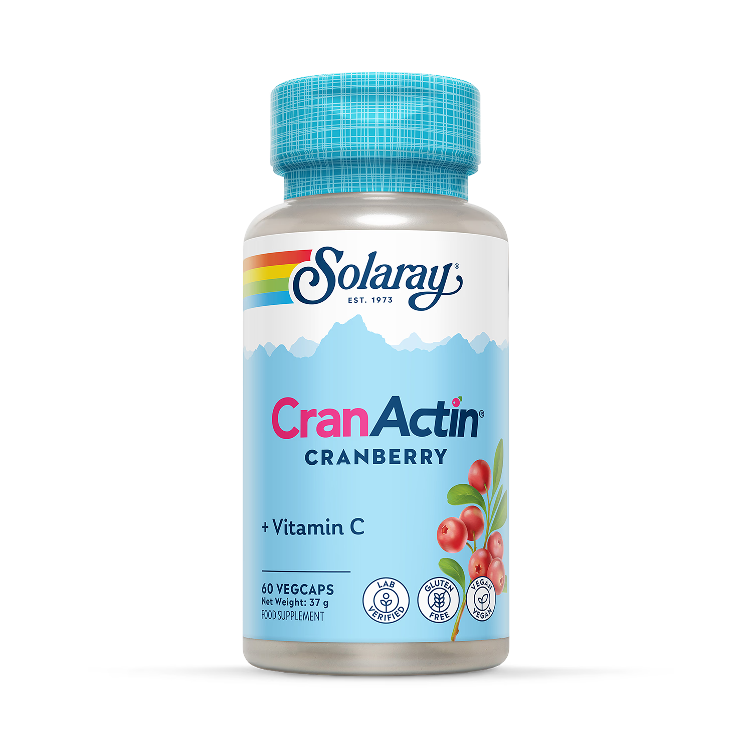 Solaray Cranactin cranberry supplement 60 capsules - British product