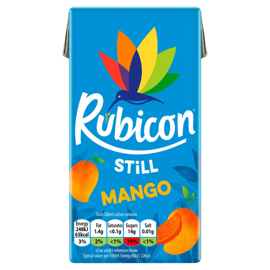 Rubicon Mango Fruit Juice Drink 288ml GOODS Sainsburys   