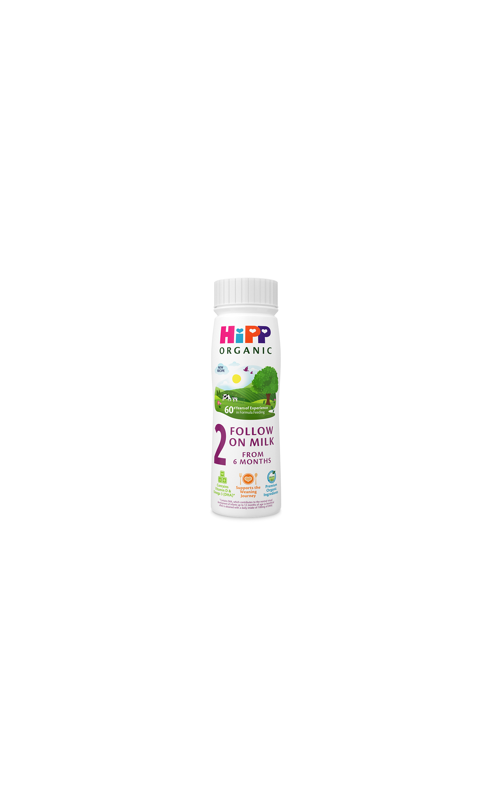 HiPP Organic follow on milk ready to feed bottle UK version