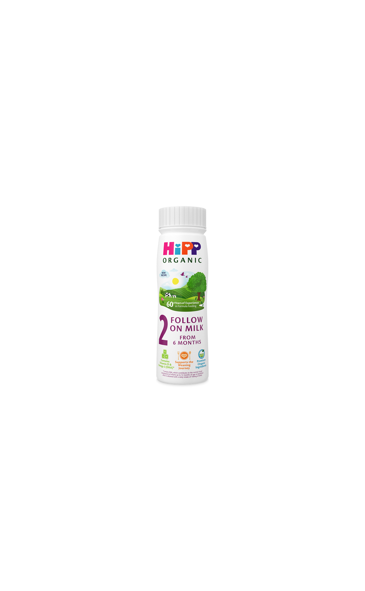 HiPP Organic follow on milk ready to feed bottle UK version