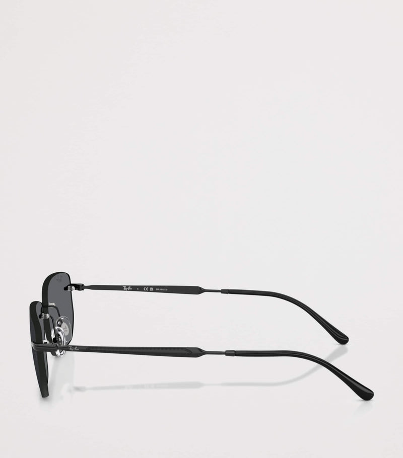 Ray-Ban RB3768 irregular metal sunglasses 56mm (British brand)