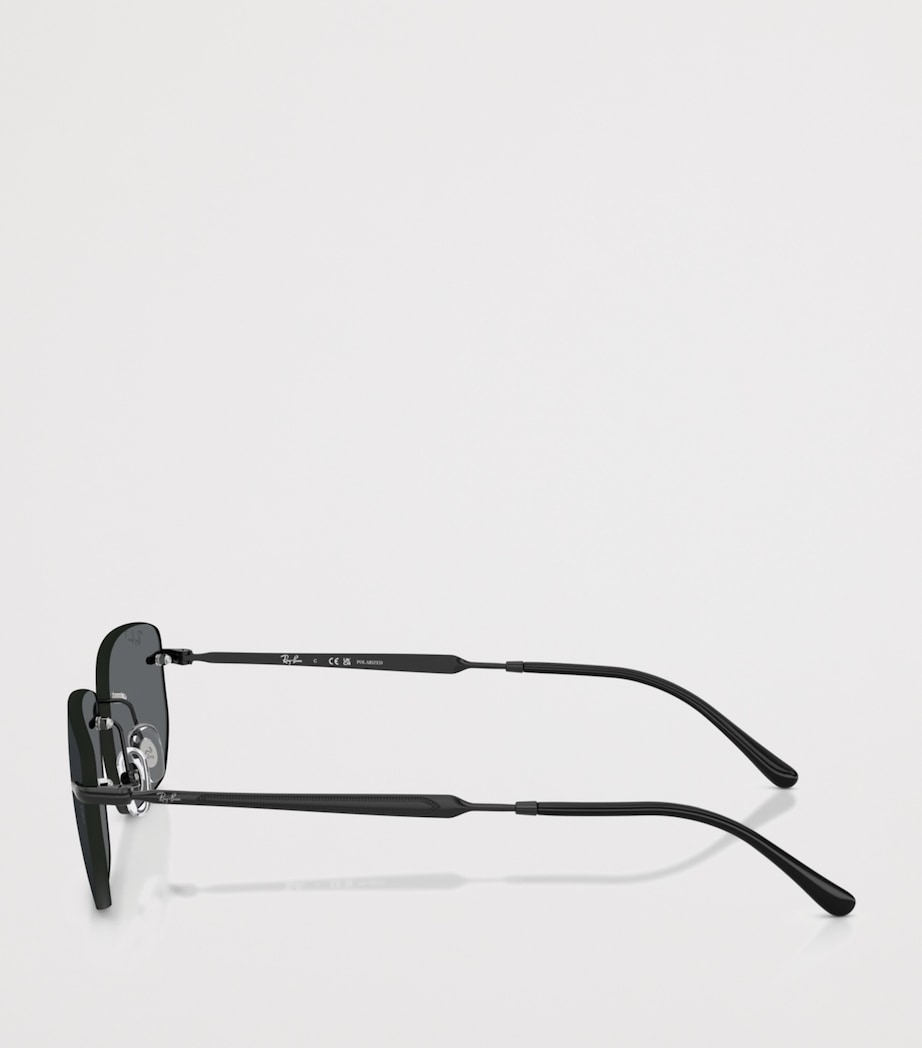 Ray-Ban RB3768 metal irregular sunglasses - British product