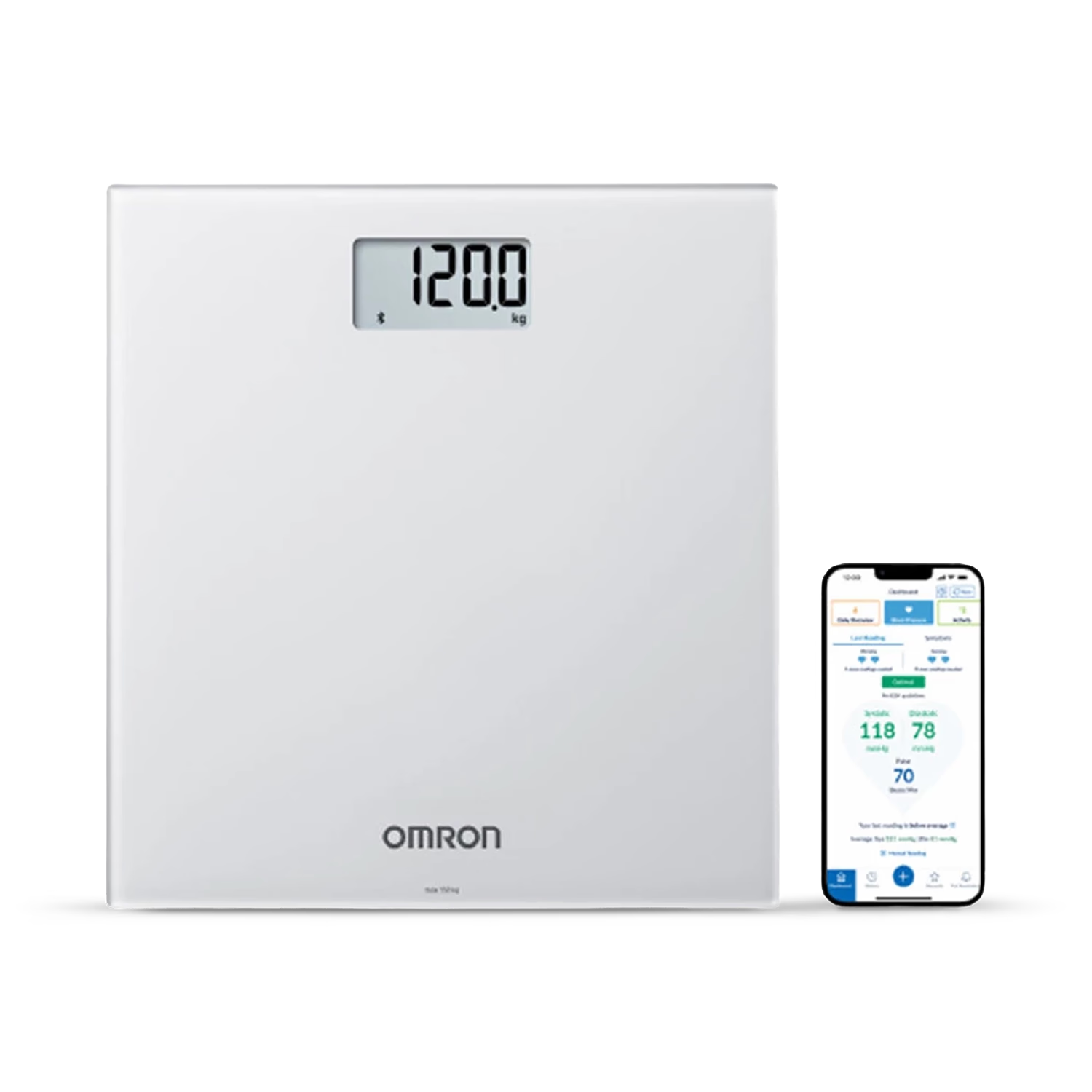 Omron Intelli IT HN300T2 grey digital scale (British brand)