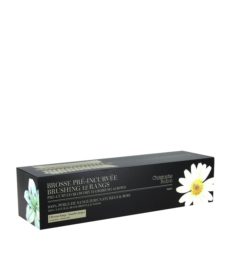 Christophe Robin pre-curved blowdry hairbrush handmade (British brand)