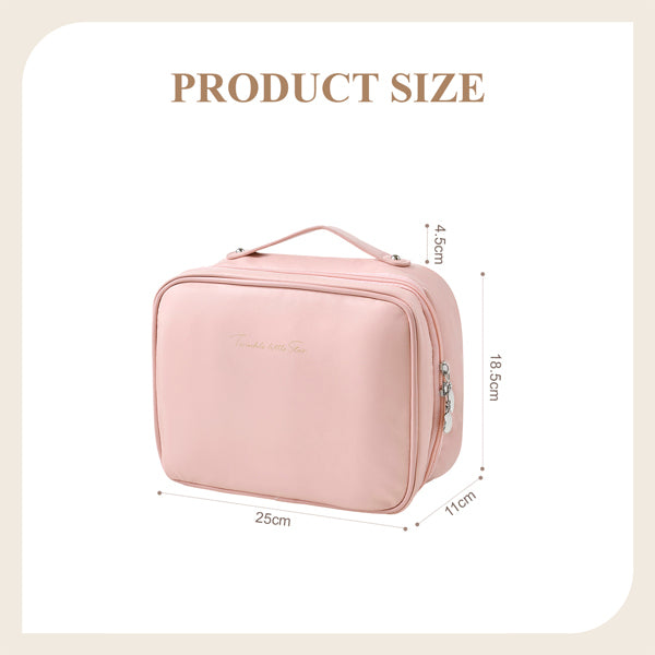 Livingandhome portable PU travel toiletry bag, imported from the UK